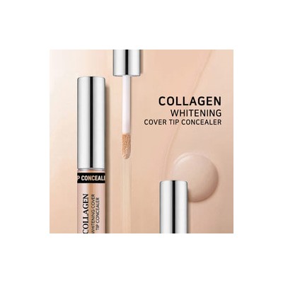 Collagen Whitening Cover Tip Concealer #02, Осветляющий коллагеновый консилер