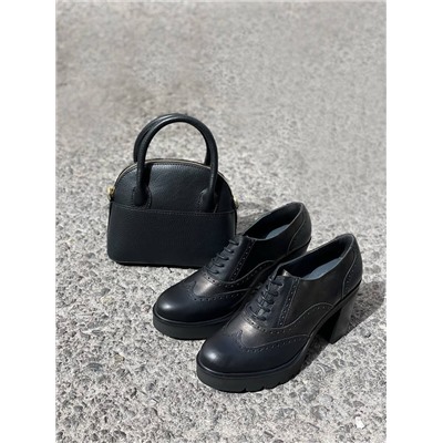 VERTIGO · 16987Z+Ab.Zapatos PELLE Peque (550) Negro АКЦИЯ