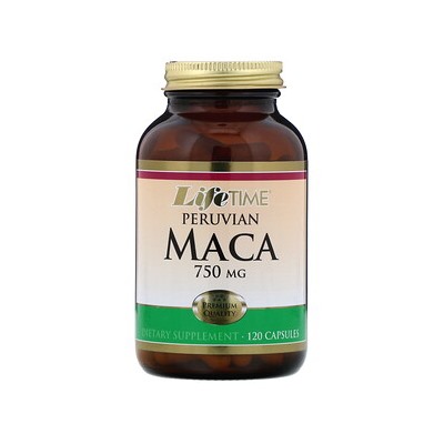 LifeTime Vitamins, Перуанская мака, 750 мг, 120 капсул