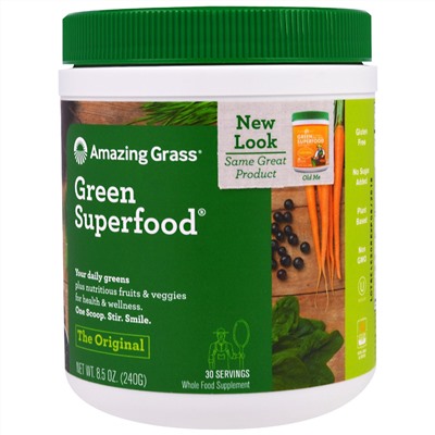Amazing Grass, Оригинальная зеленая суперпища, 8,5 унц. (240 г)