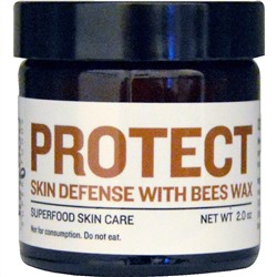 Sunfood, Протект Защита кожи с пчелиным воском, Уход за кожей с суперфудами, 2.0 унции