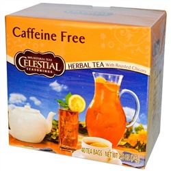 Celestial Seasonings, Травяной чай с обжаренным цикорием, без кофеина, 40 пакетиков, 74 г