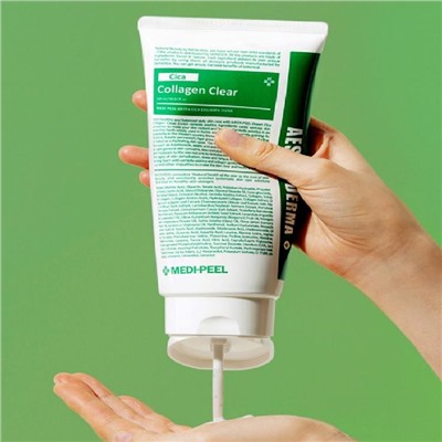 Коллагеновая пенка для умывания с CICA-комплексом Medi-Peel Green Cica Collagen Clear 300 ml
