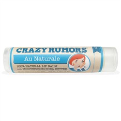 Crazy Rumors, 100% натуральный бальзам для губ, натуральный, 4,4 мл (0,15 унции)