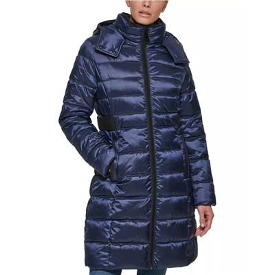 CALVIN KLEIN Women's Shine Hooded Packable Puffer Coat