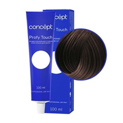 Профессиональный крем-краситель для волос Concept Profy Touch 4.75 Темно-каштановый , 100 мл