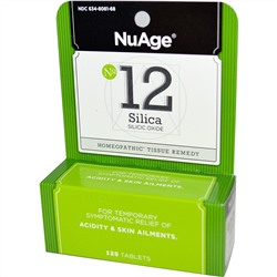 Hyland's, NuAge, № 12 Silica (оксид кремния), 125 таблеток