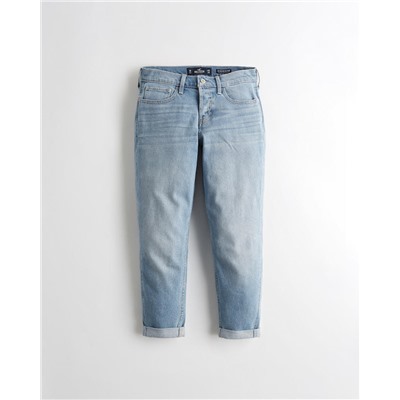 Vintage Stretch Low-Rise Boyfriend Jeans
