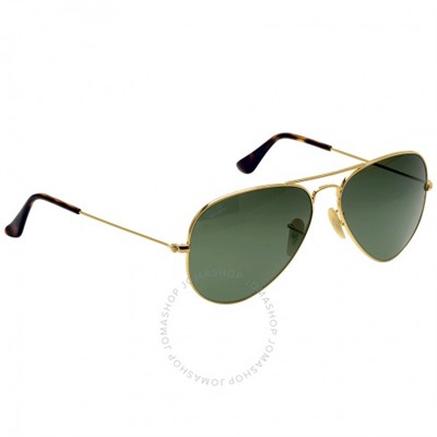 Ray-Ban Aviator Classic Green Classic G-15 58 mm Sunglasses
