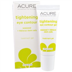 Acure Organics, Разглаживающий кожу крем для контура глаз с экстрактом водорослей и стволовыми клетками гибискуса, 0,5 жидкой унции (14,7 мл)