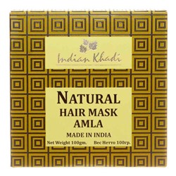 INDIAN KHADI Natural hair mask Amla Натуральная маска для волос Амла 100г