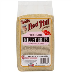 Bob's Red Mill, Цельное зерно проса мелкого помола, 16 унций (453 г)