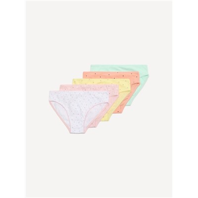 PACK OF 5 PAIRS OF PRINTED CLASSIC BRIEFS.