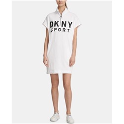 DKNY Sport Logo Half-Zip Dress, Created for Macy's