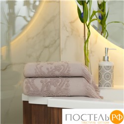 Полотенце Arya С Бахромой 70X140 Isabel Soft Бежевый