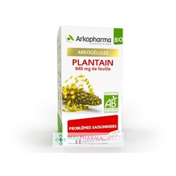 ArkoPharma ArkoGélules - Plantain - Problèmes Saisonniers - BIO 45 gélules