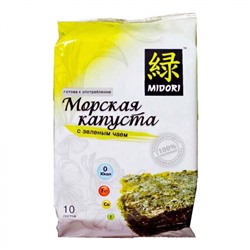 MIDORI Fried cabbage with green tea Капуста жареная с зеленым чаем 5г