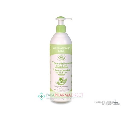 Alphanova Bébé Dermo Nettoyant Cheveux et Corps BIO 500ml