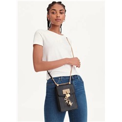 Elissa North South Leather Crossbody - Final Sale