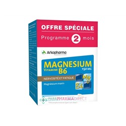 ArkoPharma Magnésium Vitamine B6 - Nervosité & Fatigue - 120 gélules