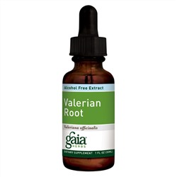 Gaia Herbs, Корень валерианы, безалкогольный экстракт, 130 мл