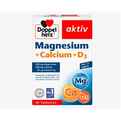 Magnesium + Calcium + Vitamin D3 Tabletten 40 St., 79,2 g