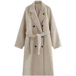 Корейское шерстяное пальто для женщин, сезон осень-зима 2022, новое маленькое шерстяное шерстяное пальто средней длины