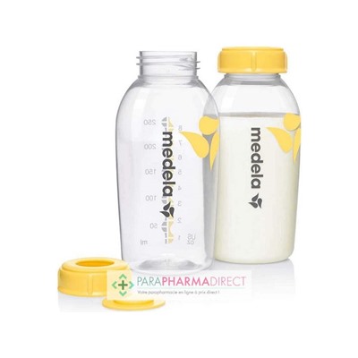 Medela Biberons pour Lait Maternel - Lot de 2x250 ml