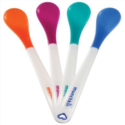 Munchkin, White Hot Safety Spoons - 4pk, Plastic