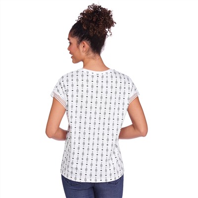 Damen T-Shirt mit Ethno-Print