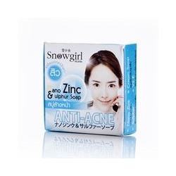 Мыло для ухода за жирной и проблемной кожей лица от SNOWGIRL 20 гр / SNOWGIRL NANO ZINC & SULPHUR SOAP 20 gr