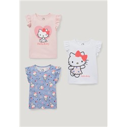 Multipack 3er - Hello Kitty - Kurzarmshirt