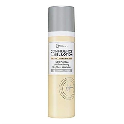 IT Cosmetics Confidence in a Gel Lotion - Oil-Free Face Moisturizer - Lightweight & Hydrating - With Ceramides - 2.5 fl oz