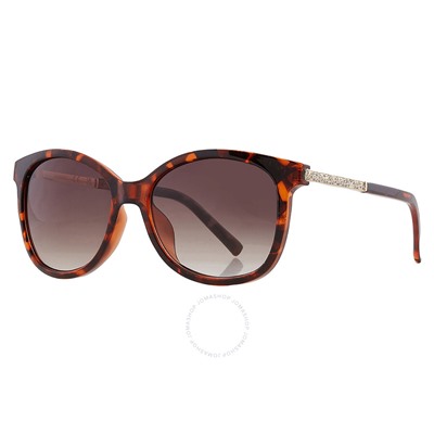 GUESS FACTORY  Brown Gradient Oval Ladies Sunglasses