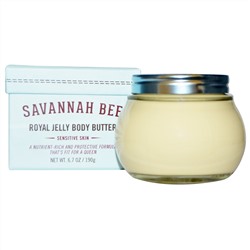 Savannah Bee Company Inc, Масло для тела с маточным молочком, для чувствительной кожи, 6.7 унций (190 г)