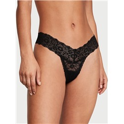 The Lacie Lace-Up Lace Thong Panty