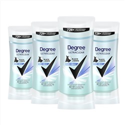 2 шт! Degree Antiperspirant for Women Protects from Deodorant Stains Pure Clean Deodorant for Women 2.6 oz
