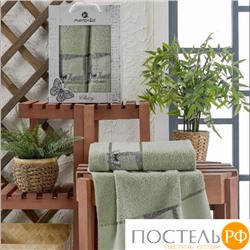 11290 Комп. Пол. MERZUKA махр. в короб. (50x90/1)(70х140/1) 2 шт.CLASSY зелёный