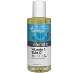 Derma E, Масло для кожи с витамином E, 14,000 МЕ, 2 жидкие унции (60 мл)