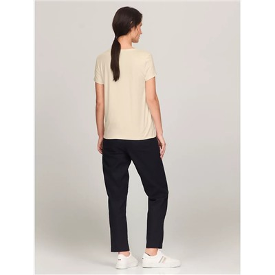 Tommy Hilfiger Linen Blend V-Neck T-Shirt