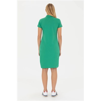 Kadın Yeşil Örme Elbise