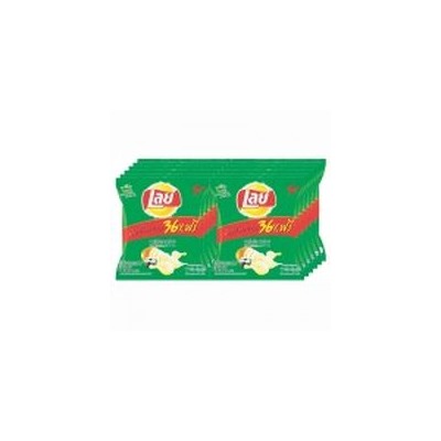 Картофельные чипсы со вкусом нори Nori Seaweed от Lay's 12 пачек по 14 гр / Lay's Nori Seaweed Potato Chips 14gr*12 pcs