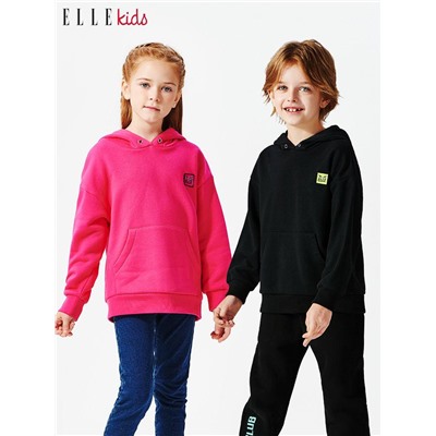 Детская одежда ELLEKID*S, весенне-осенний свитер для мальчиков и девочек ins, хлопковый топ explosive little monster