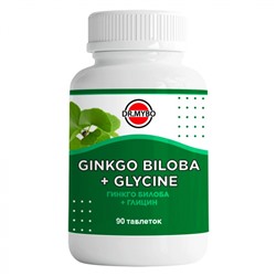 DR. MYBO Ginkgo biloba+glycine Гинкго Билоба+Глицин 90таб