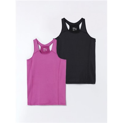 PACK OF 2 SPORTY VEST TOPS