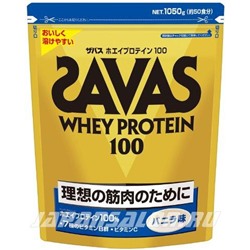 MEIJI WHEY PROTEIN 100 Savas Мейджи Савас Сывороточный протеин 100% со вкусом Ванили 1050 грамм