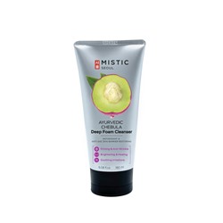 MISTIC AYURVEDIC CHEBULA Deep Foam Cleanser Глубокоочищающая пенка для умывания с экстрактом аюрведической чебулы 180мл