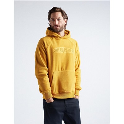 Hooded Sweatshirt, Men, Dark Yellow