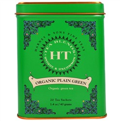 Harney & Sons, Чайная Смесь HT , Обычный Органический Зеленый, 20 Чайных Пакетиков, по  1,4 унции (40 г)