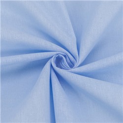 Ткань на отрез бязь гладкокрашеная 120 гр/м2 150 см цвет светло-голубой